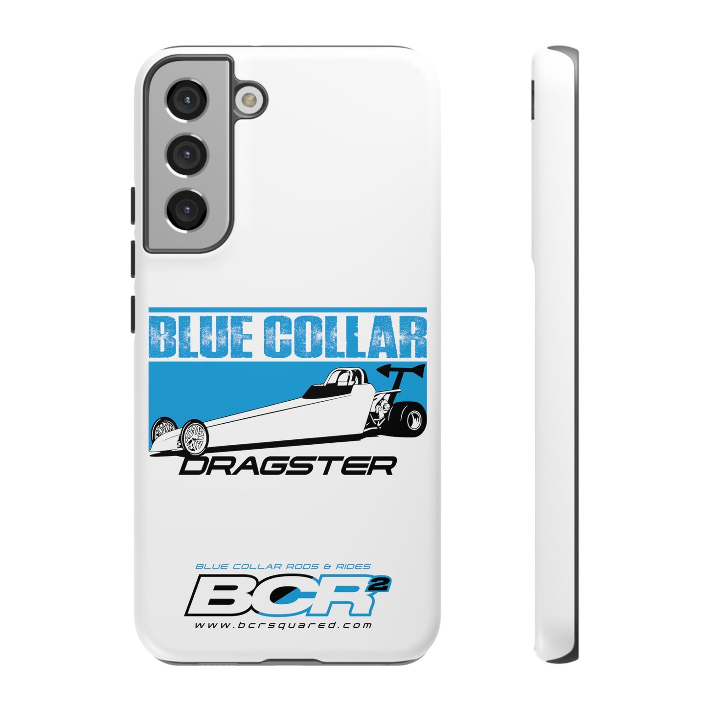 Blue Collar Dragster Phone Cases