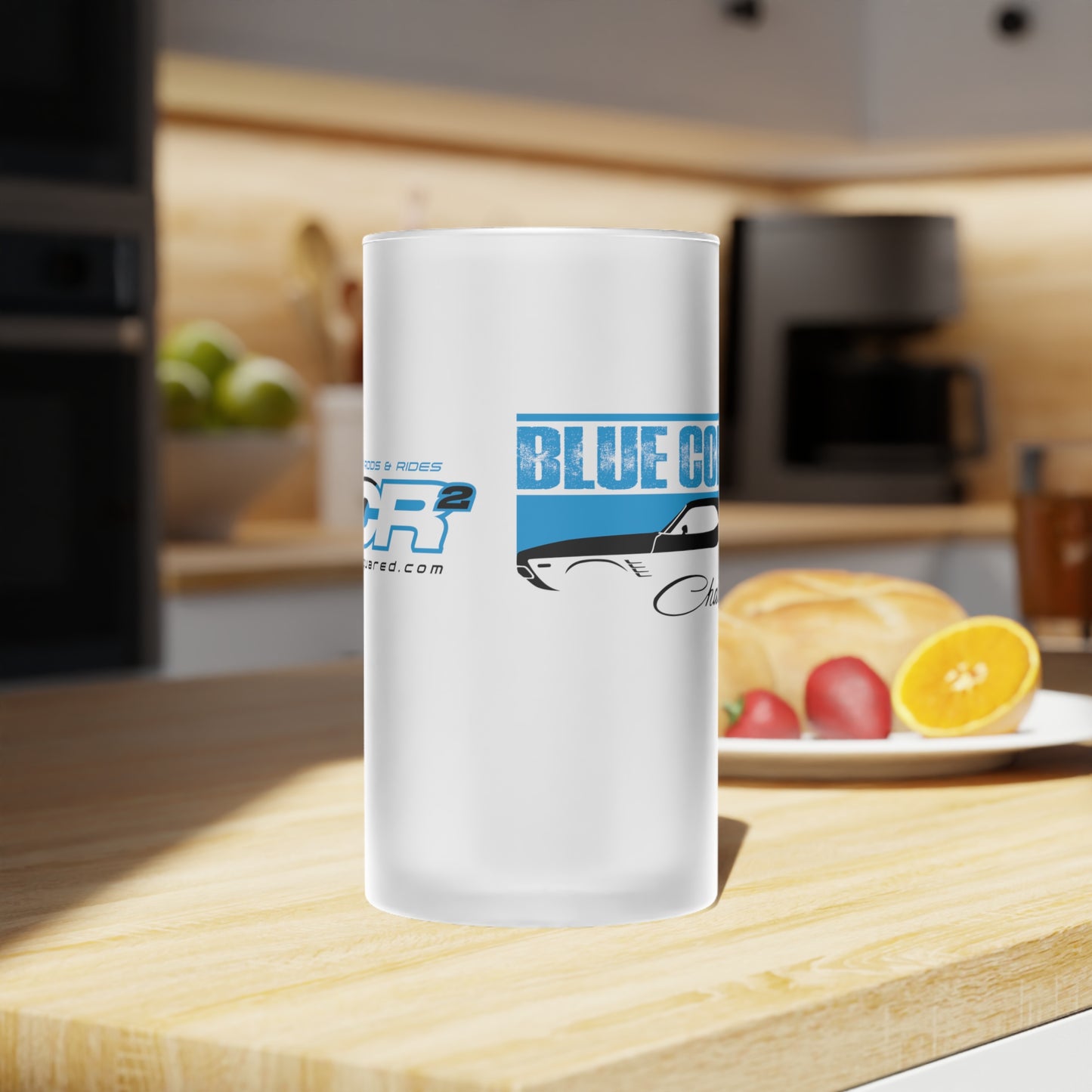 Blue Collar Challenger Frosted Beer Mug