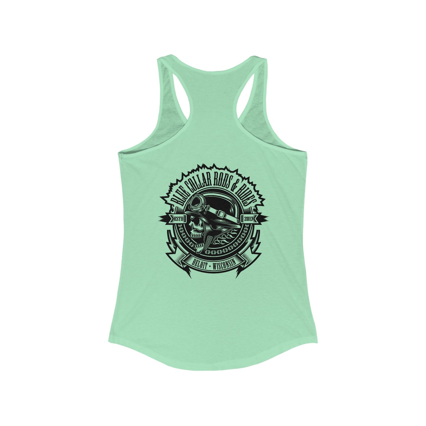 Blue Collar Skull 1 Women's Tank Top