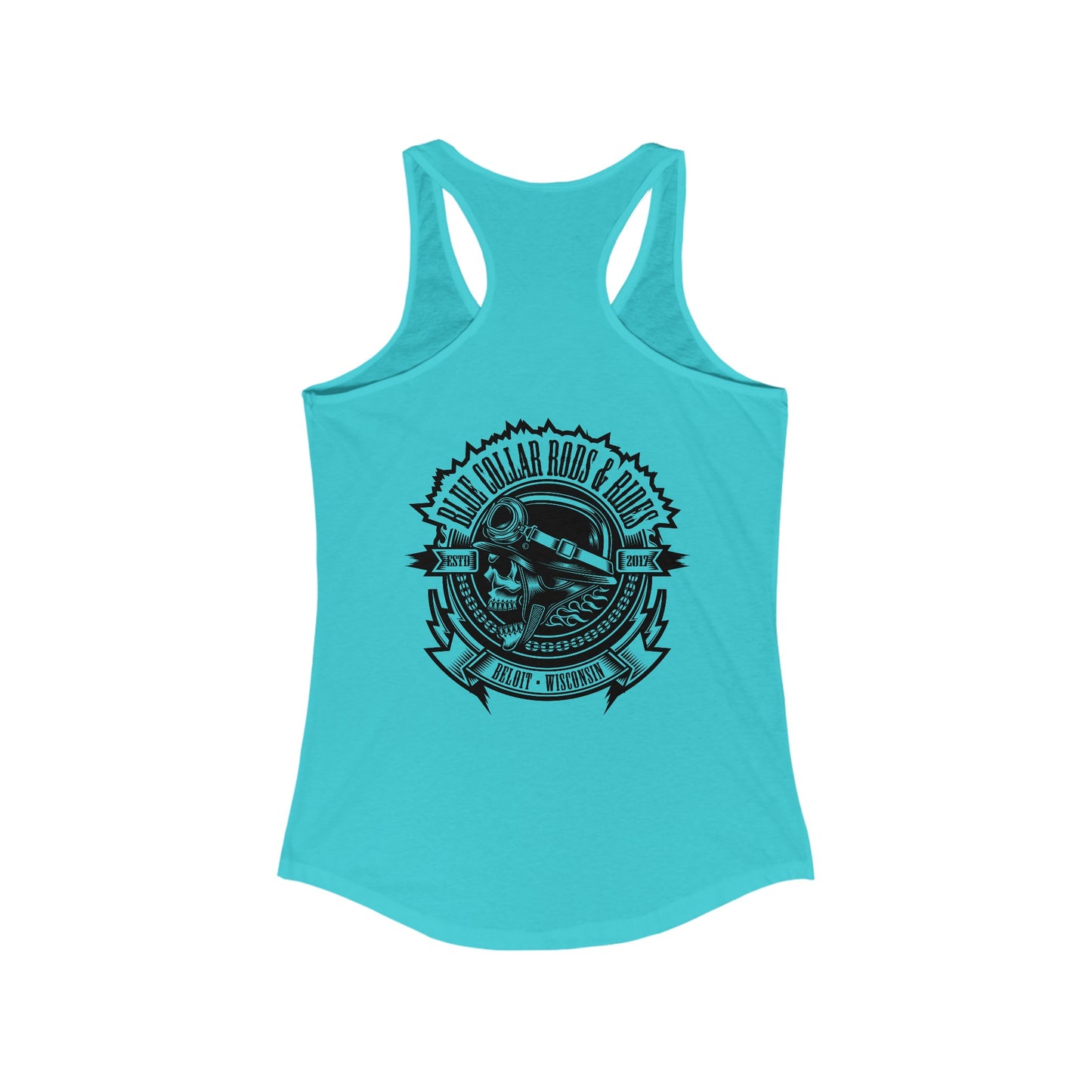 Blue Collar Skull 1 Women's Tank Top