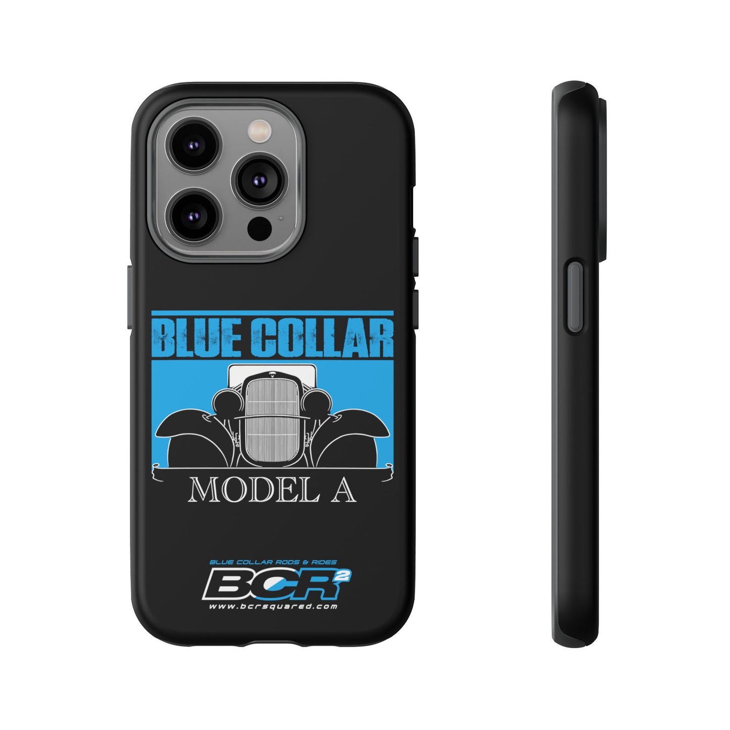 Blue Collar Model A Black Phone Case