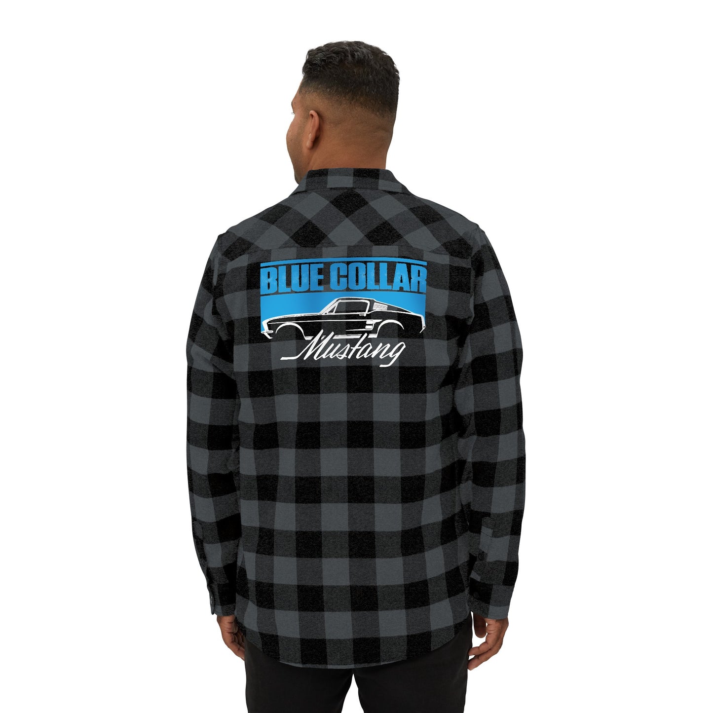 Blue Collar Mustang Flannel Shirt