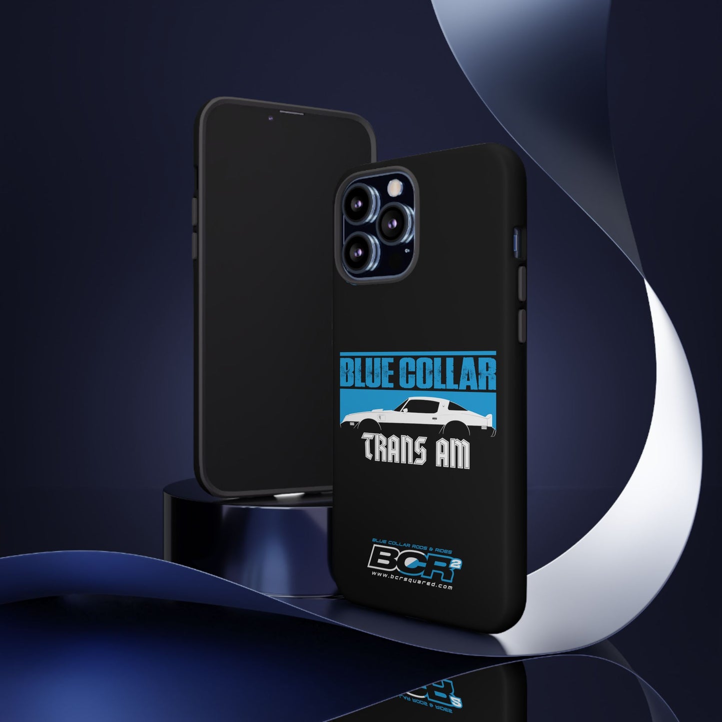 Blue Collar Black Phone Case