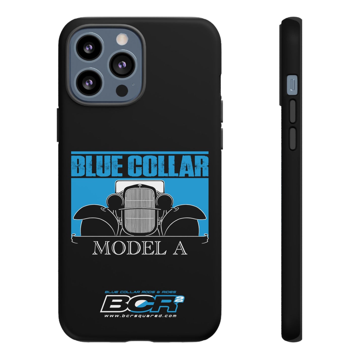 Blue Collar Model A Black Phone Case