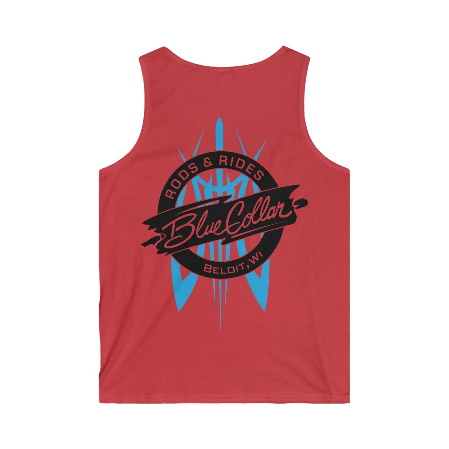 Blue Collar Pinstripe Men's Tank Top