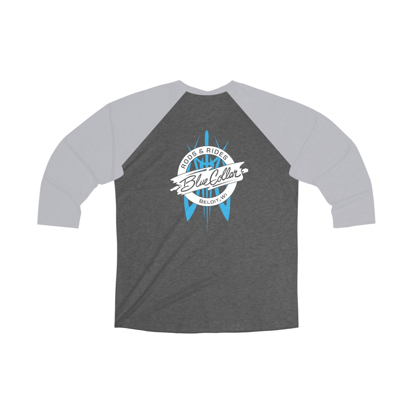 Blue Collar Pinstripe 3\4 Raglan Tee