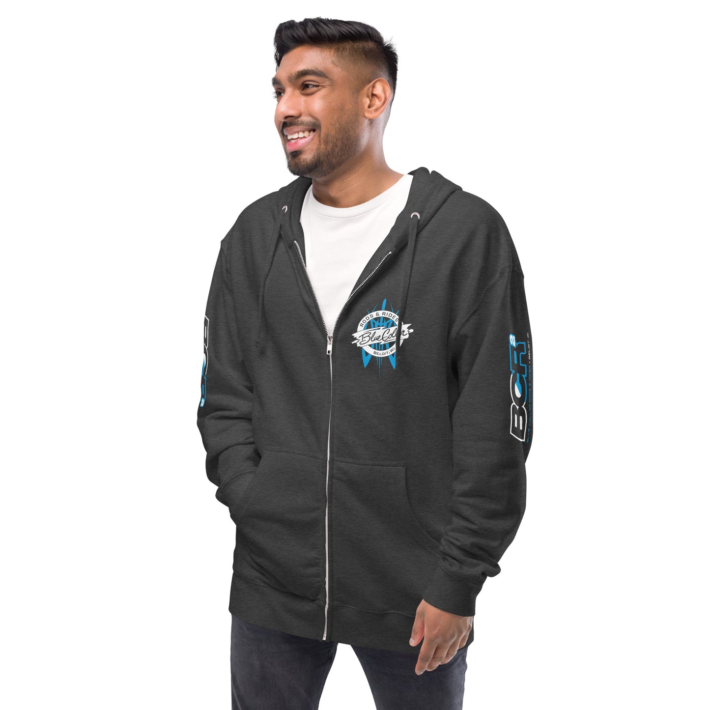 BCR² Logo Zip Up Hoodie