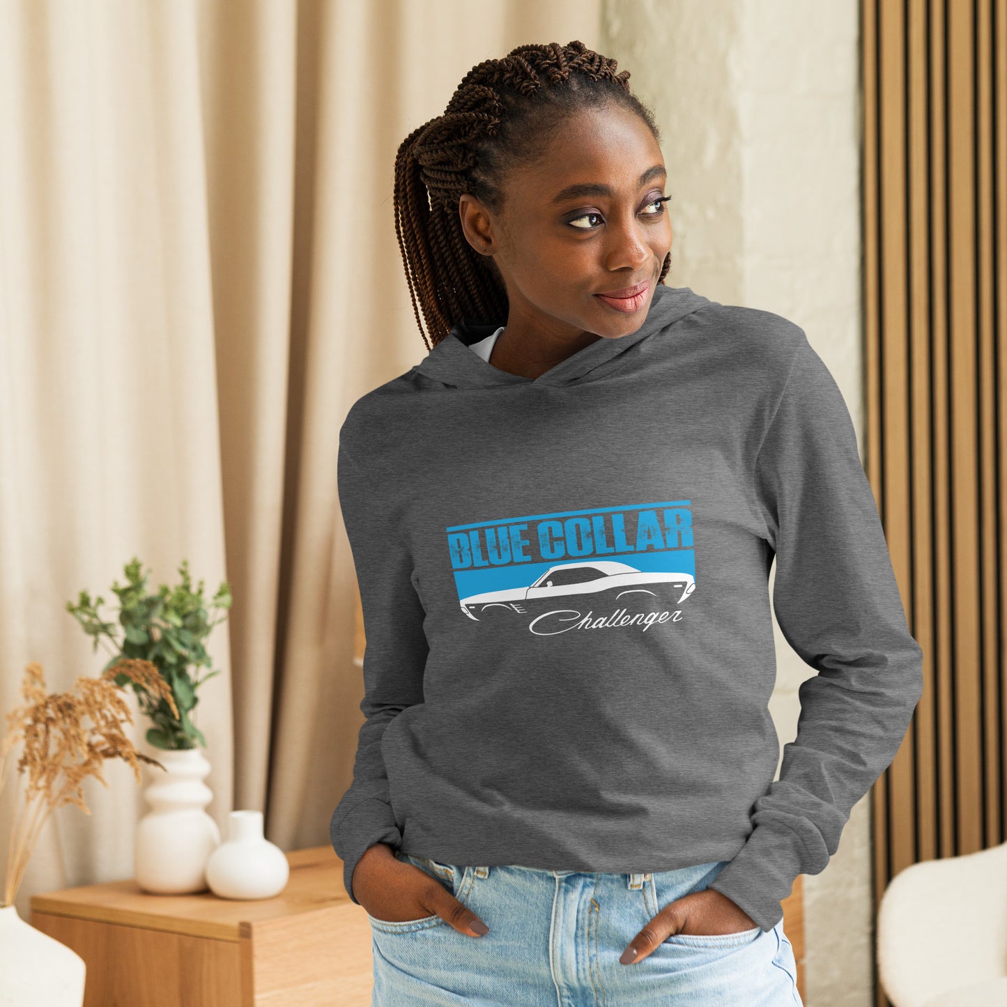 Blue Collar Challenger Hooded Long Sleeve Tee