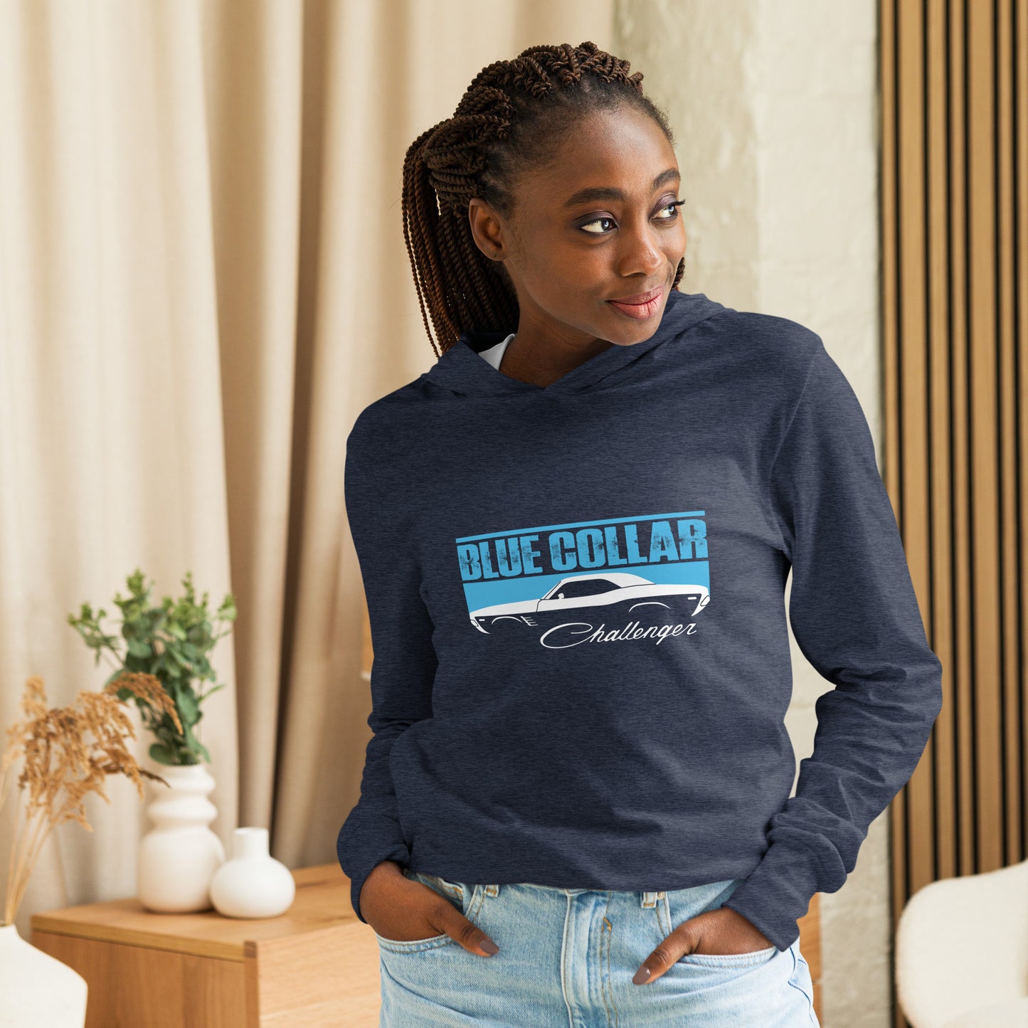 Blue Collar Challenger Hooded Long Sleeve Tee