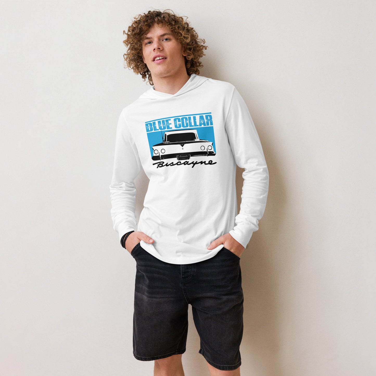 Blue Collar Biscayne Hooded Long Sleeve Tee